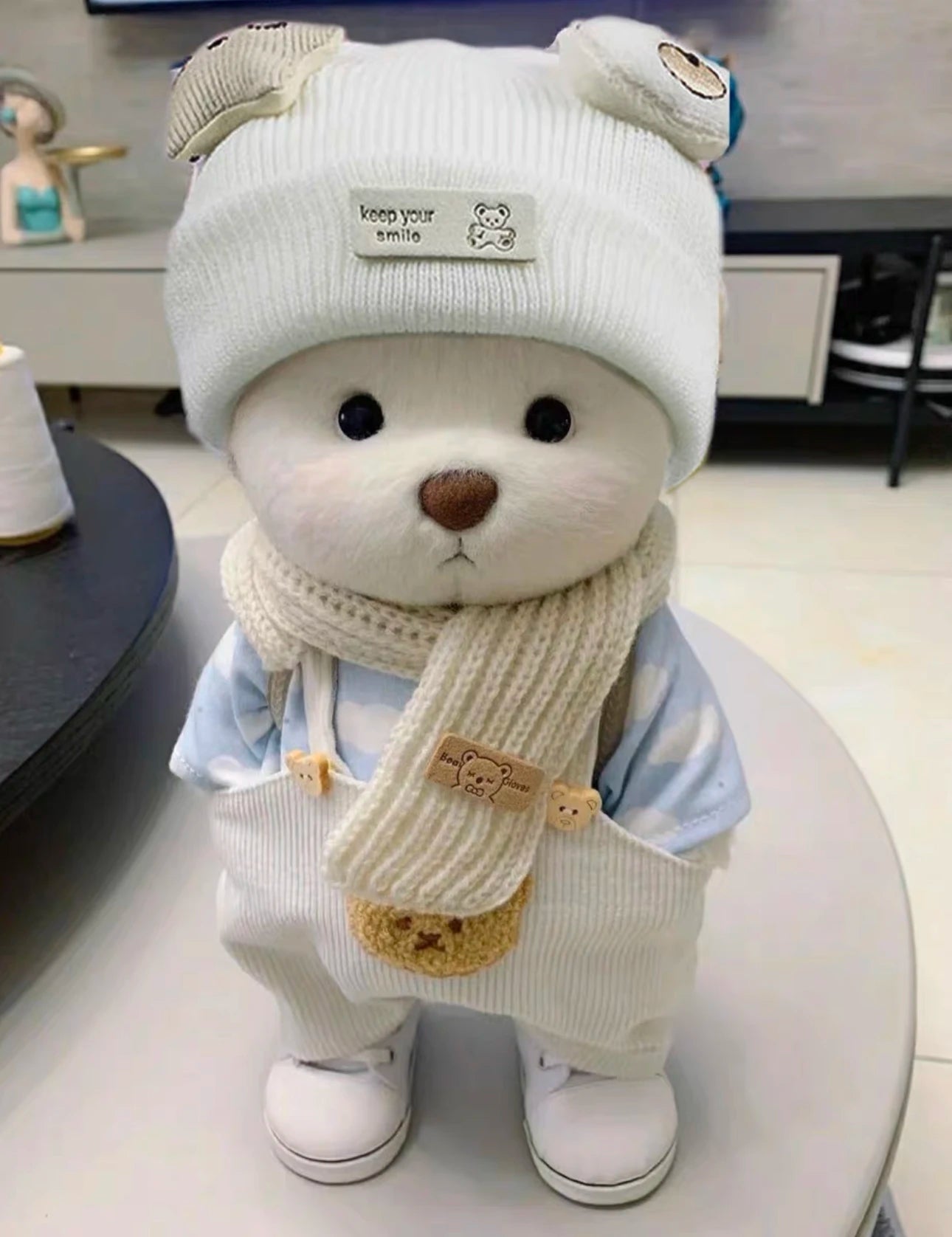 Handmade Cute Teddy Bear Long Plush High Quality Teddy