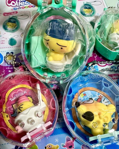 Bandai Tamagotchi Spare Time Series2  Pooptime Pendant  Bean Mr.Koigari Doll Box Toy Collectible Anime Game Figurine