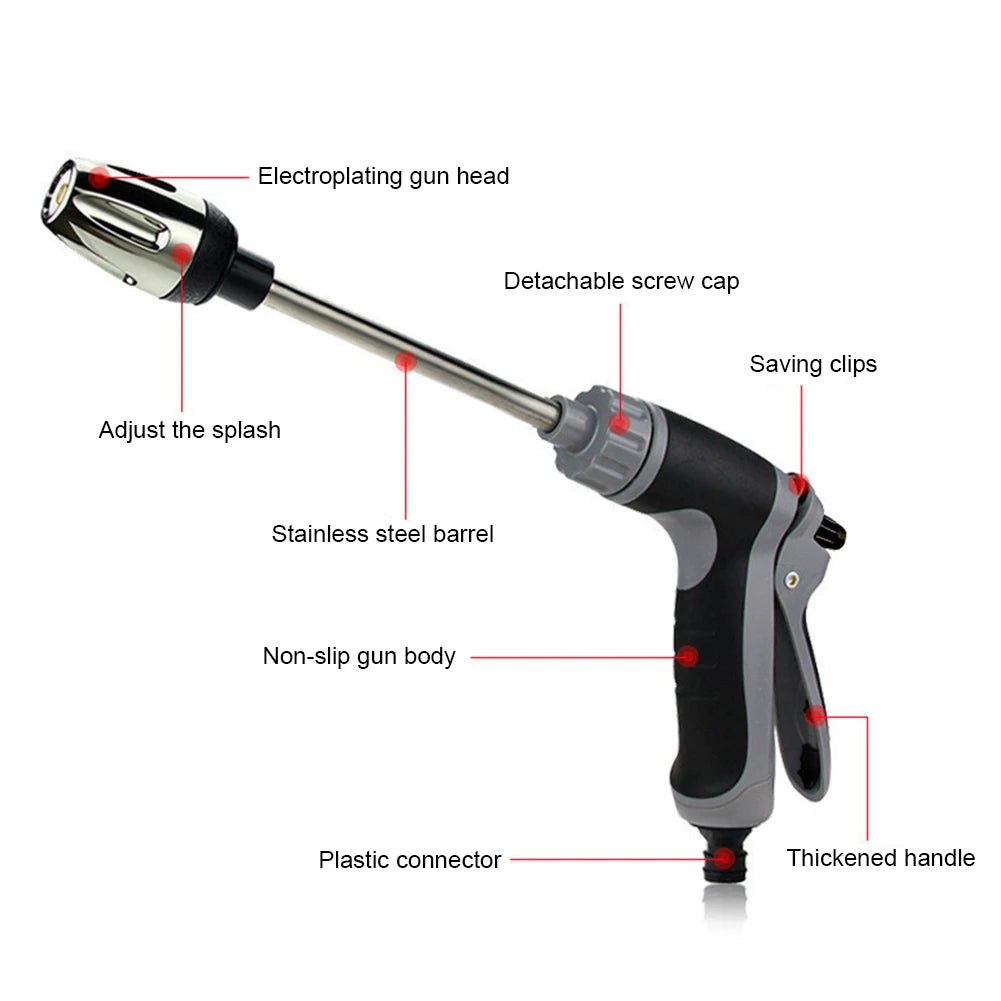 High Pressure Washer Power Washer Gun High Pressure Spray Water Gun for Car Wash Garden Watering