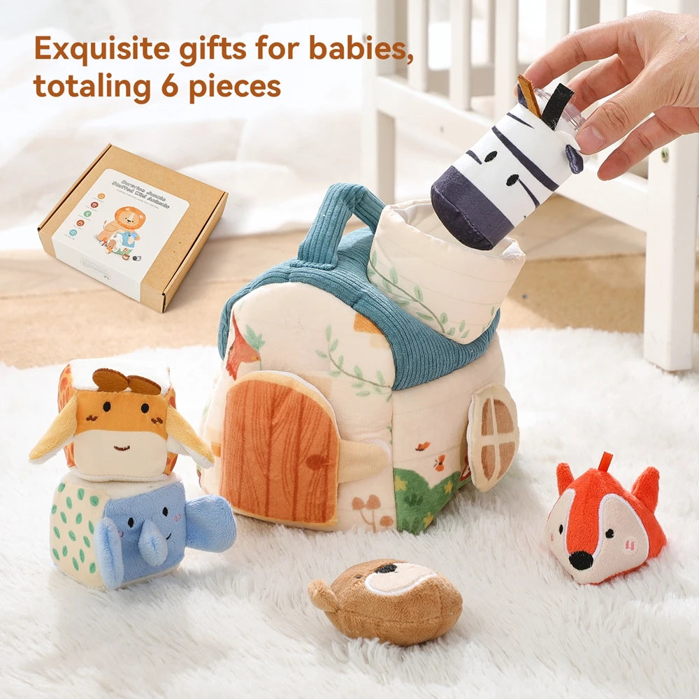 Baby Montessori Toys Magic Tissue Box Finger Exercising Busy Board Educational Learning Activity Sensory Toys For Kids Baby Game