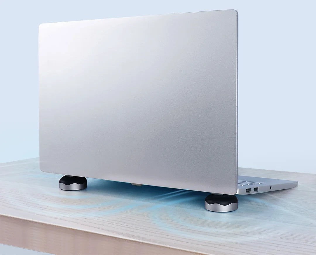 Laptop Cooling Pad Hagibis Ergonomic Laptop Stand Small Invisible Cooler Ball Portable Magnetic Foot Heat for MacBook Computer
