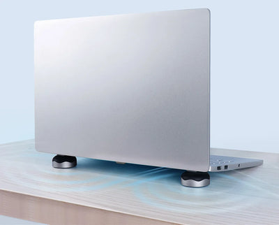 Laptop Cooling Pad Hagibis Ergonomic Laptop Stand Small Invisible Cooler Ball Portable Magnetic Foot Heat for MacBook Computer