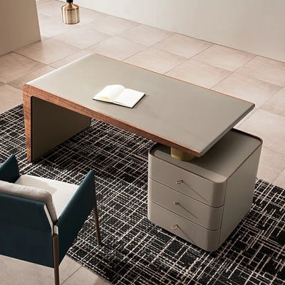 Stylish Ergonomic Office Desk Spacious Standing Table European Design Perfect Productivity Comfort Escritorio Home Decoration