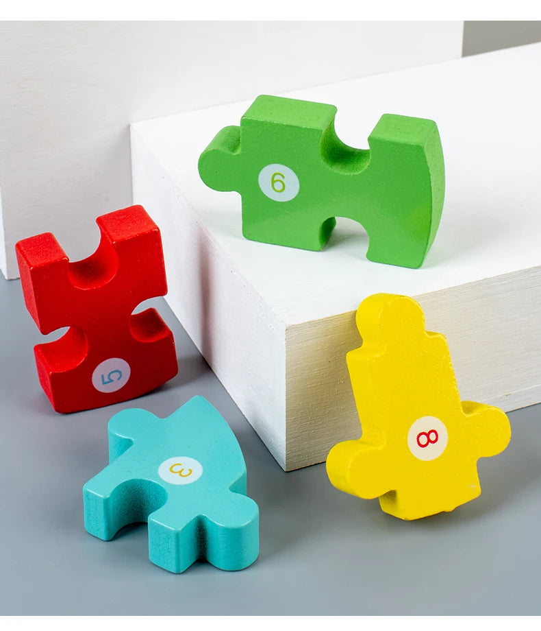 Montessori Wooden Toddler Puzzles for Kids Montessori Toys for Toddlers 2 3 4 Years Old for Toddler Dinosaur Toy
