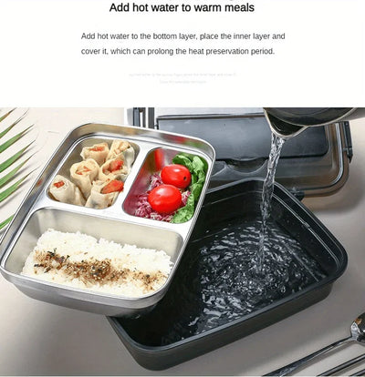 Easy-Clean Bento Container For Students & Office Workers