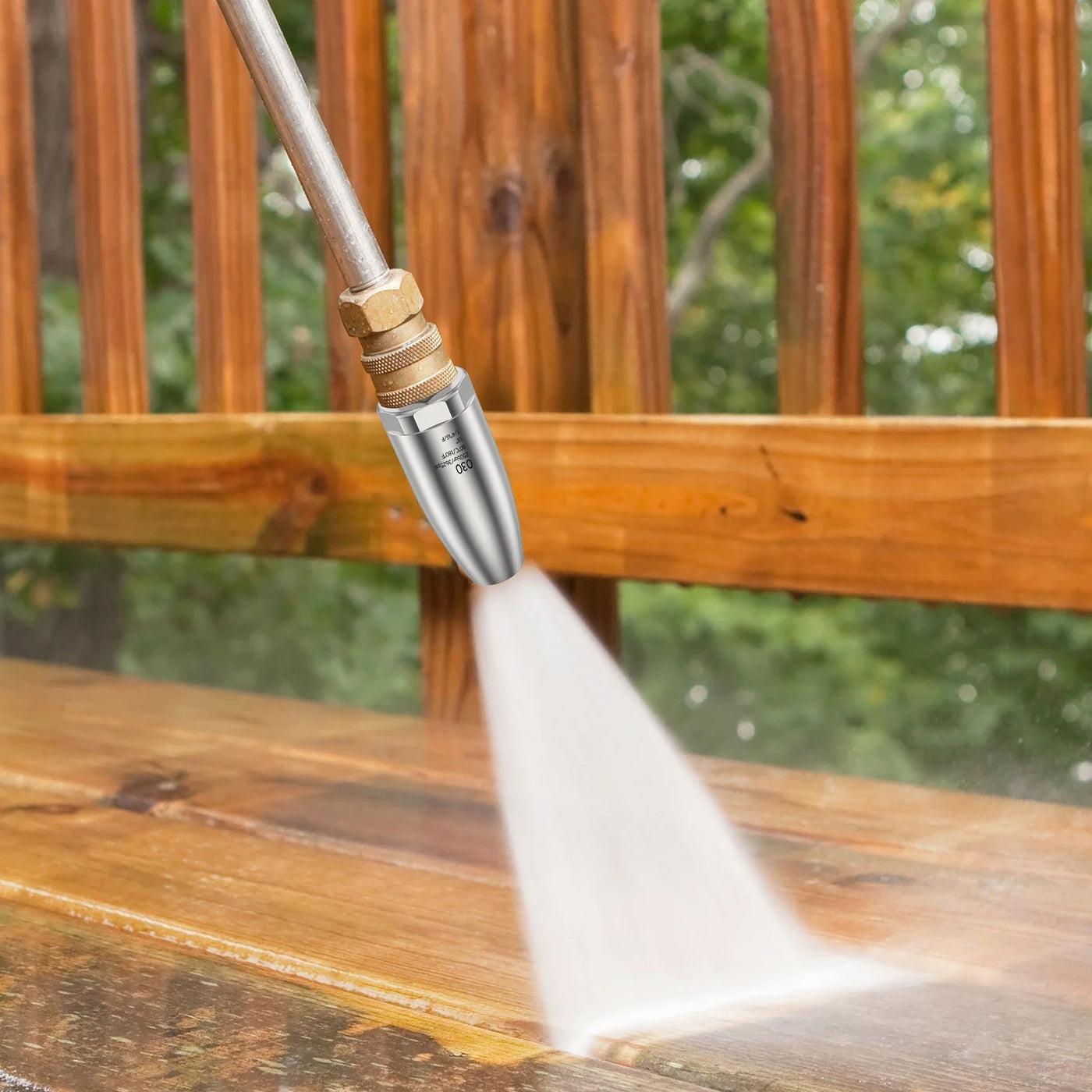 Car Wash Accessories Pressure Washer 3625 PSI Max Rotating 360 Pressure Washer Turbo Nozzle With 1/4 Quick Connect Rust Removing