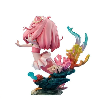 Anime Figurines Spy Games Home Decor Figurines Ania Cosplay Mermaid Series Cute Teenage Anime Trendy Toy Models Desktop Ornament