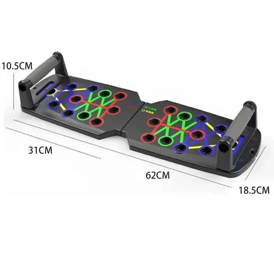 Push Up Board - Color-Coded Fitness System for Perfect Form