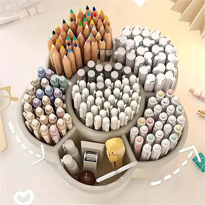 360-Degree Rotating Desktop Organizer Storage Box