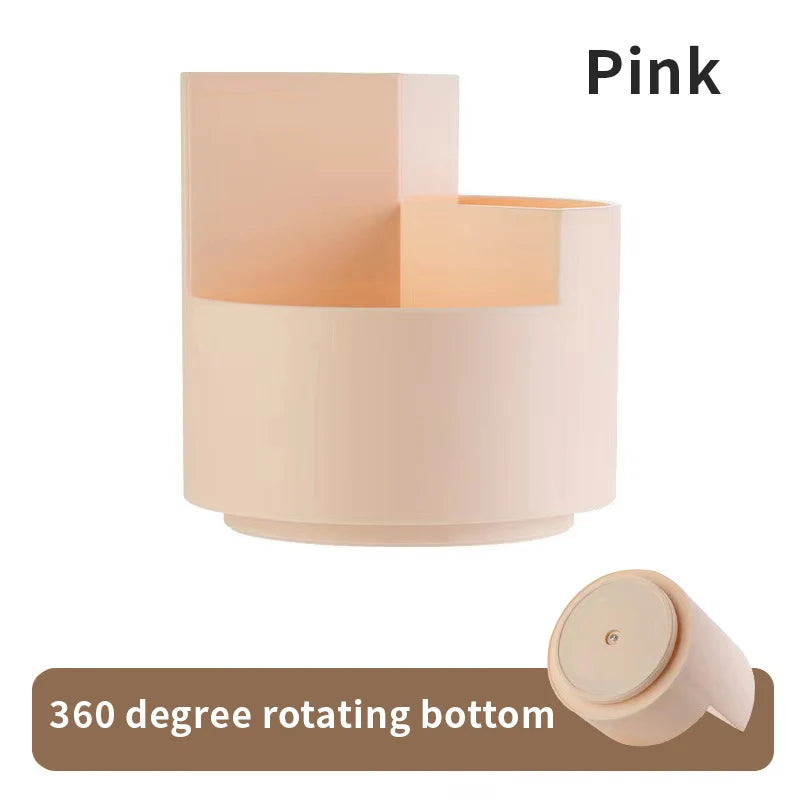 1PC Organize Your Desk With This 360°Rotating Pencil Case