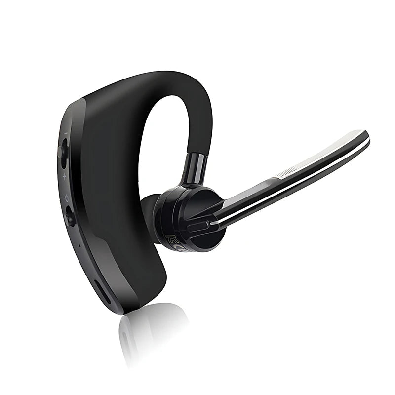 New V8 Wireless Bluetooth Single Earphone With HD Mic Stereo Headset Handsfree Call Business Headphone For Sports Driving Travel