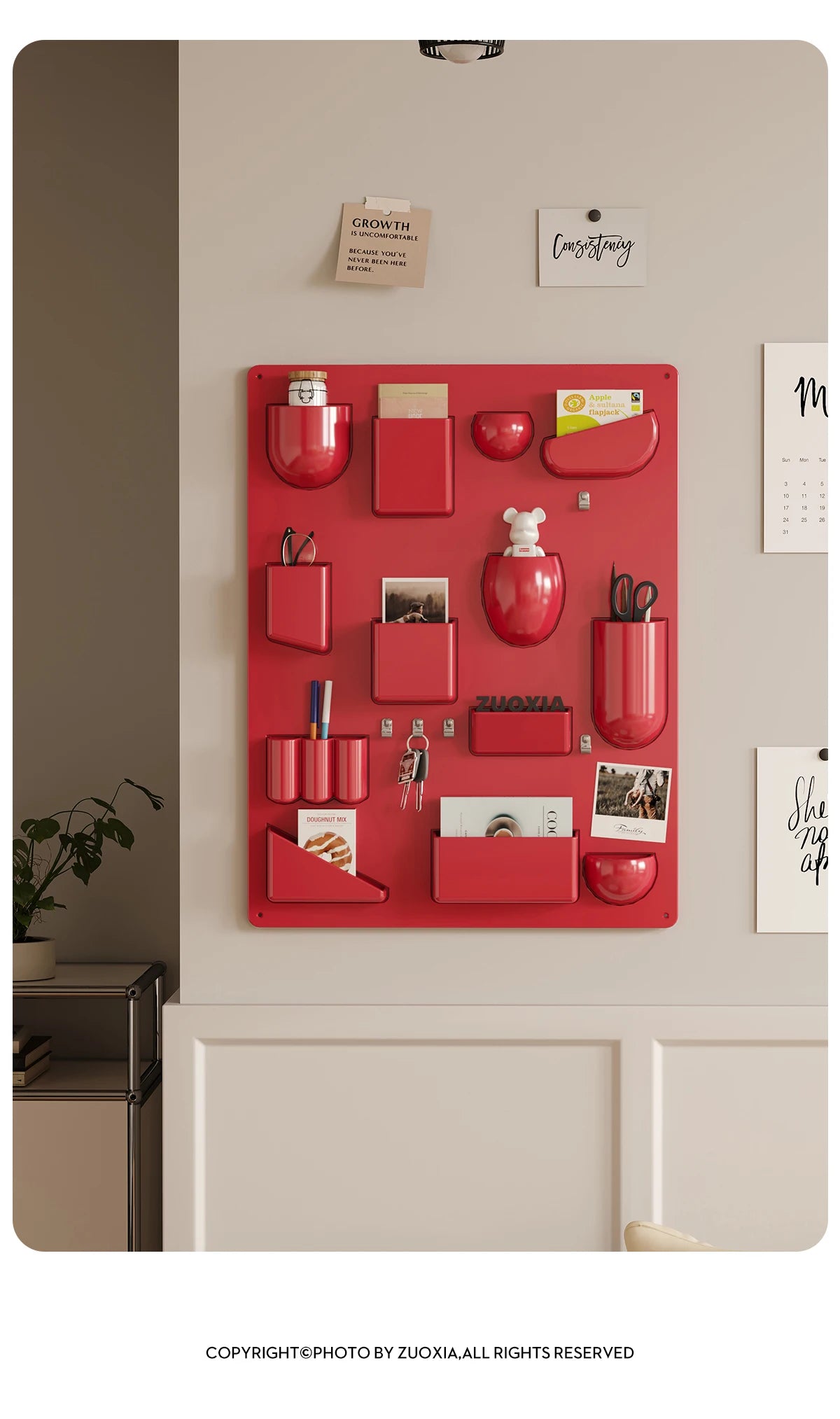Wall Holder Offices Kitchen Organizer Desktop Wall Storage