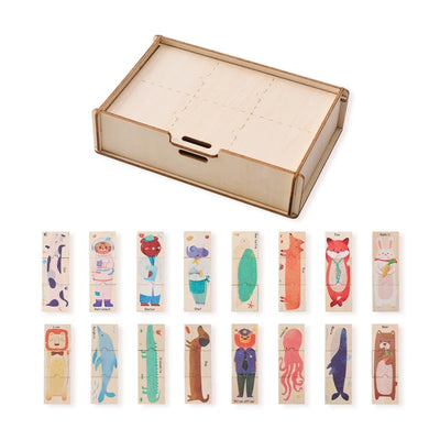 Baby Toys Montessori Wooden Puzzles Children Toys Hand Grab Board Animal Cognition Learning Educational Toys For Kids 1-3 Years