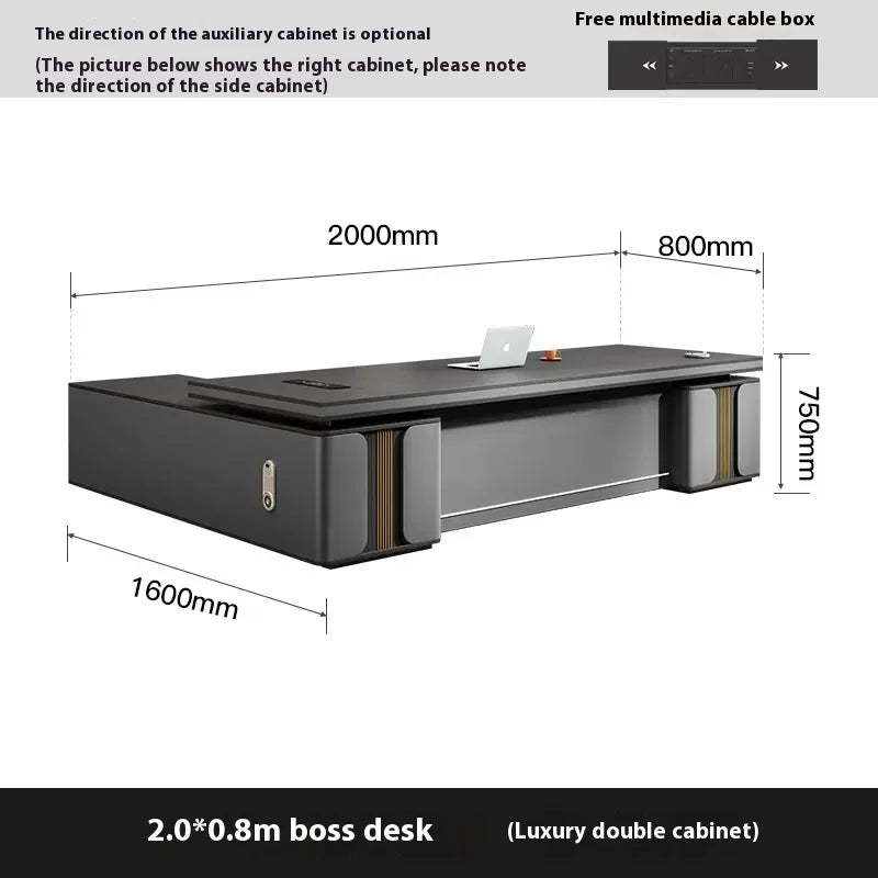 Bedroom Luxury Modern Boss Office Desk
