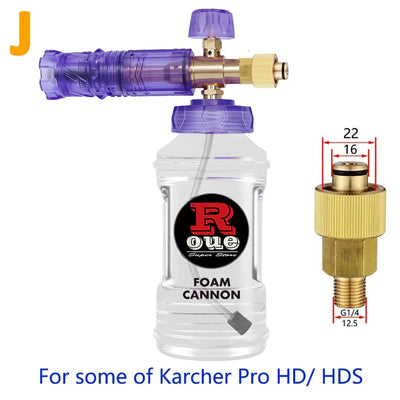 Pressure Washer  Snow Foam Lance Foam Nozzle Car Wash Foam Maker for parkside Karcher Elitech Bort AR Bosch Pressure Washer