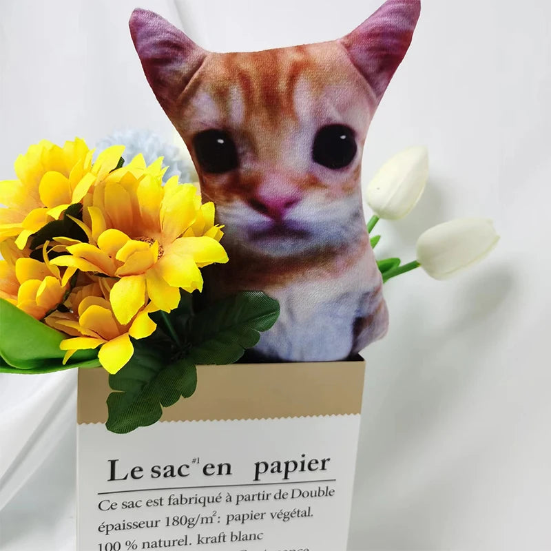 2025 Cute El Gato Cat Plush Toys Wowwow Cat Dolls Plushies Simulation Stuffed Animals Birthday Holiday Gift Kids Collectible Toy