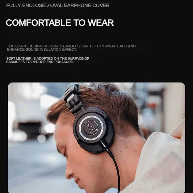 Audio-Technica ATH-M50x Professional Studio Monitor Headphones