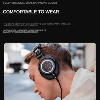 Audio-Technica ATH-M50x Professional Studio Monitor Headphones