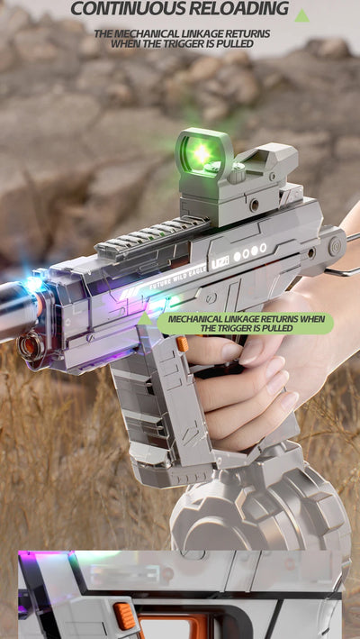 2025 New Summer UZI Water Gun Toy Swimming Pool Play Water Adult Shots Games Toy Outdoor Games High Pressure Water Gun Kids Gift