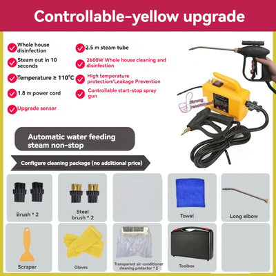 Steam Cleaning Machine Air Conditioning Kitchen Range Oil Stain Removal Machine Home Appliances Steam Cleaner