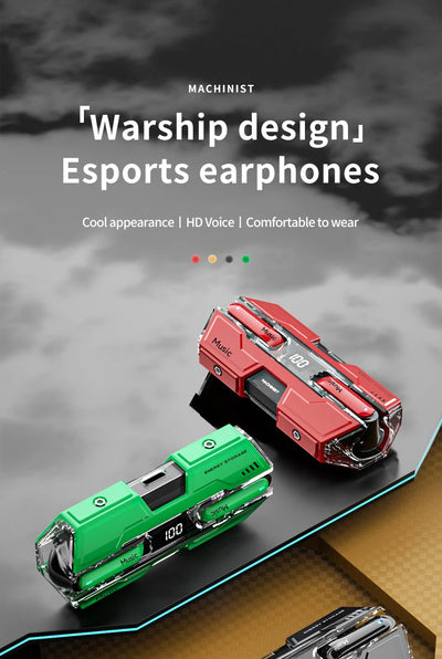 Wireless  Bluetooth earphones TWS  Touch Headset Sports Stereo Gaming Headset With Microphone For Universal Gaming