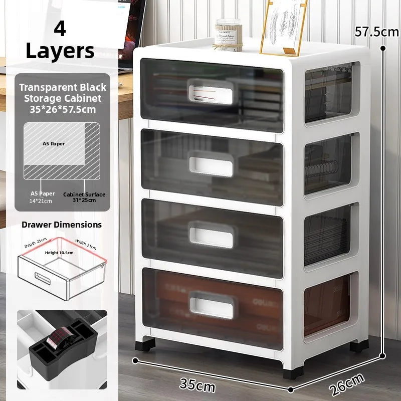 Desktop Organizer Box Ders Office Workstation File Cabinet