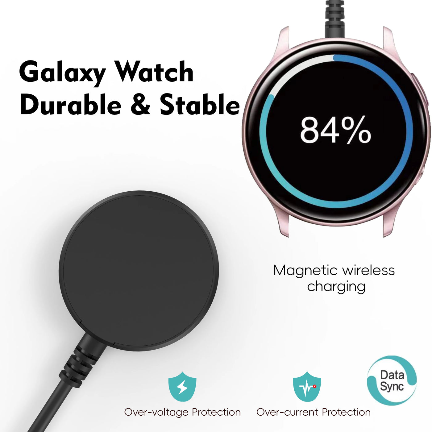 Watch Whiress charger for Galaxy Watch Charger Cable for Galaxy Watch 3/4/5/6/7 Ultra 4/6 Classic  5 Pro Active 1 /2