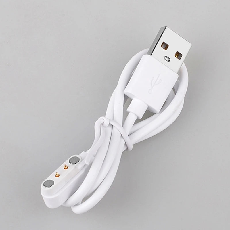 Smart Watch Charging Cable 2 Pin 4 Pins USB Charger Cord 0.5m Universal for Smartwatch 7.62mm 2.84mm 4mm Magnetic Charger
