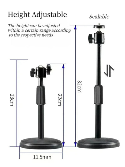 Desktop Tripod for Phone Smartphone Phone with Phone Holder Stand Bracket Tripe for Mobile Telefoon Statief Stand Table