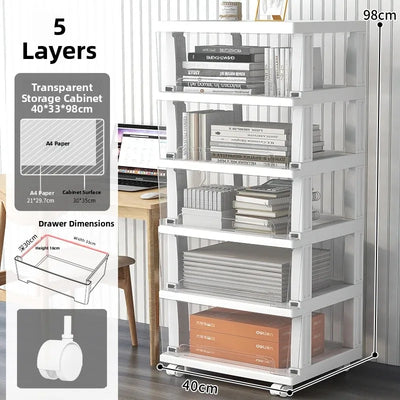 Desktop Organizer Box Ders Office Workstation File Cabinet