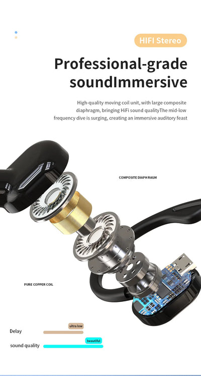 Bluetooth 5.2 Business Wireless Headphone