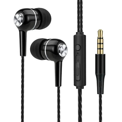 3.5mm Wired Headphones In Ear Headset Wired Earphones