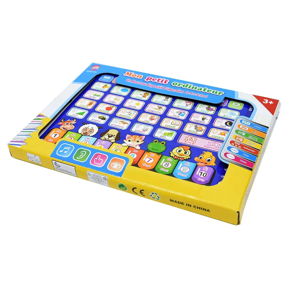 Learning Machine Tablet Interactive Play Pad Kids Language Learning Toy Laptop Pad Learning Educational Toys for Children Gift