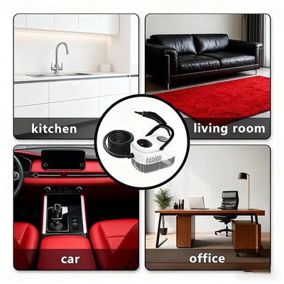 Screen Display High Temperature Steam Cleaner for Household Kitchen Range Hood Air Conditioner Fast Heating Compact Easy to Use