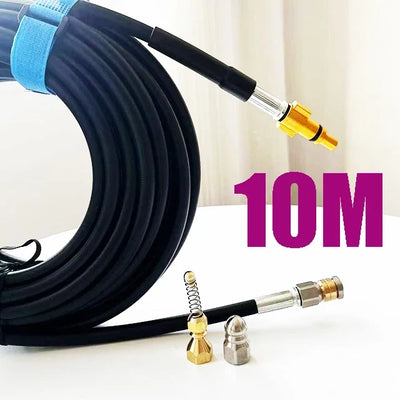 Pressure Washer Sewer Drain Water Cleaning Hose Car Washer Pipe Line Cleaning Kit Sewage Jet Hose For Lavor /  Sterwins / Vax