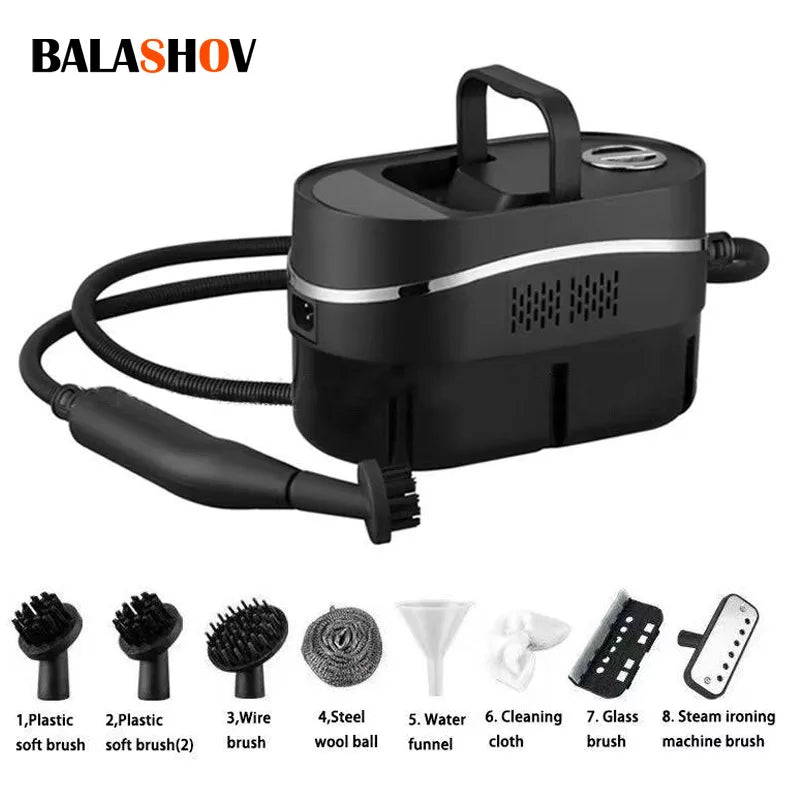 Steam Cleaner High Temperature Household Sterilization for Air Conditioner,Sofa,Kitchen Hood Car Handheld Steam Cleaner EU Plug