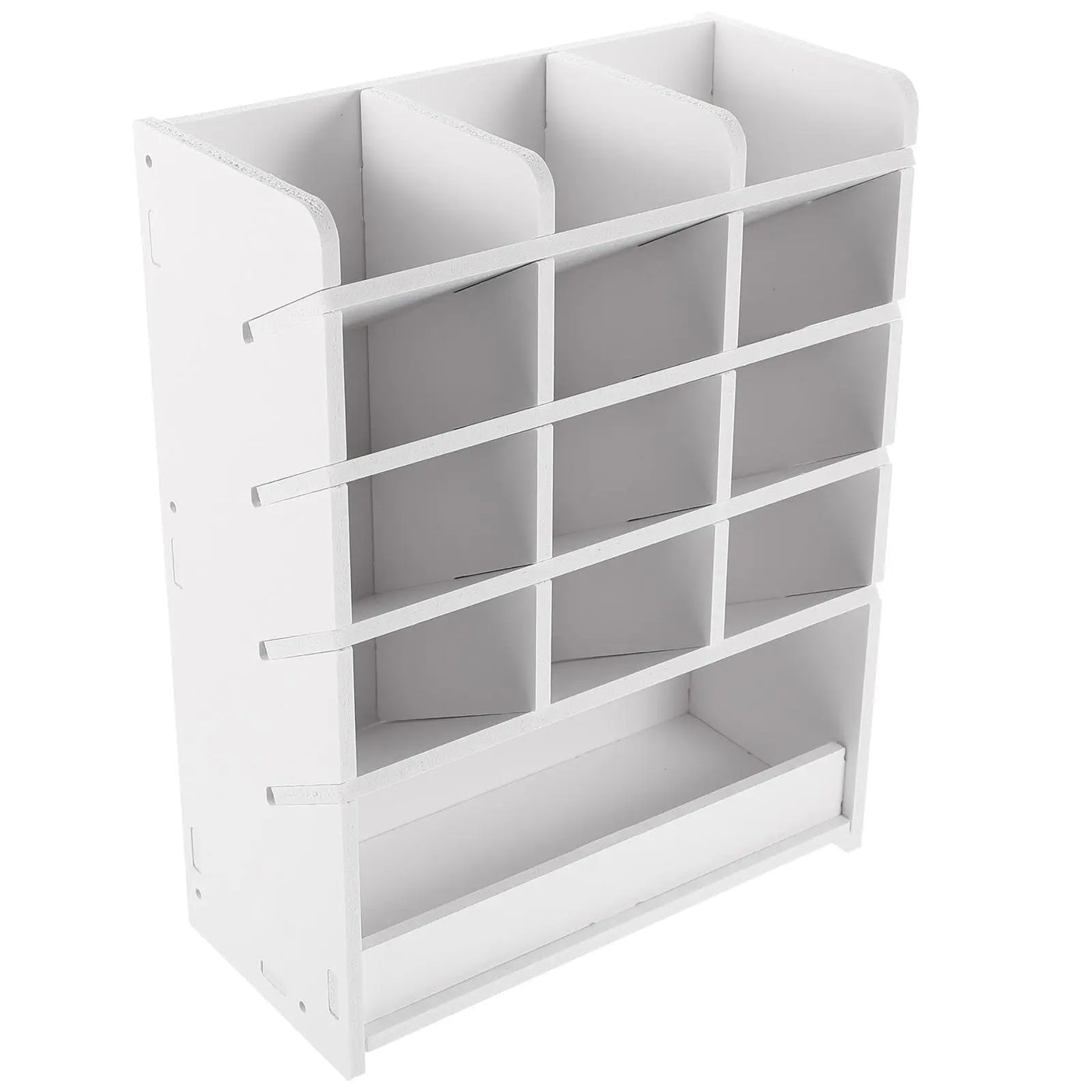 Desktop Storage Box Wood Office Stationery Organizer