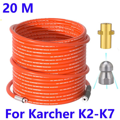 For karcher K2-K7pressure washer high pressure water hose,for sewer cleaning hose,Car cleaning kit ,Washer nozzles Pneumatic gun