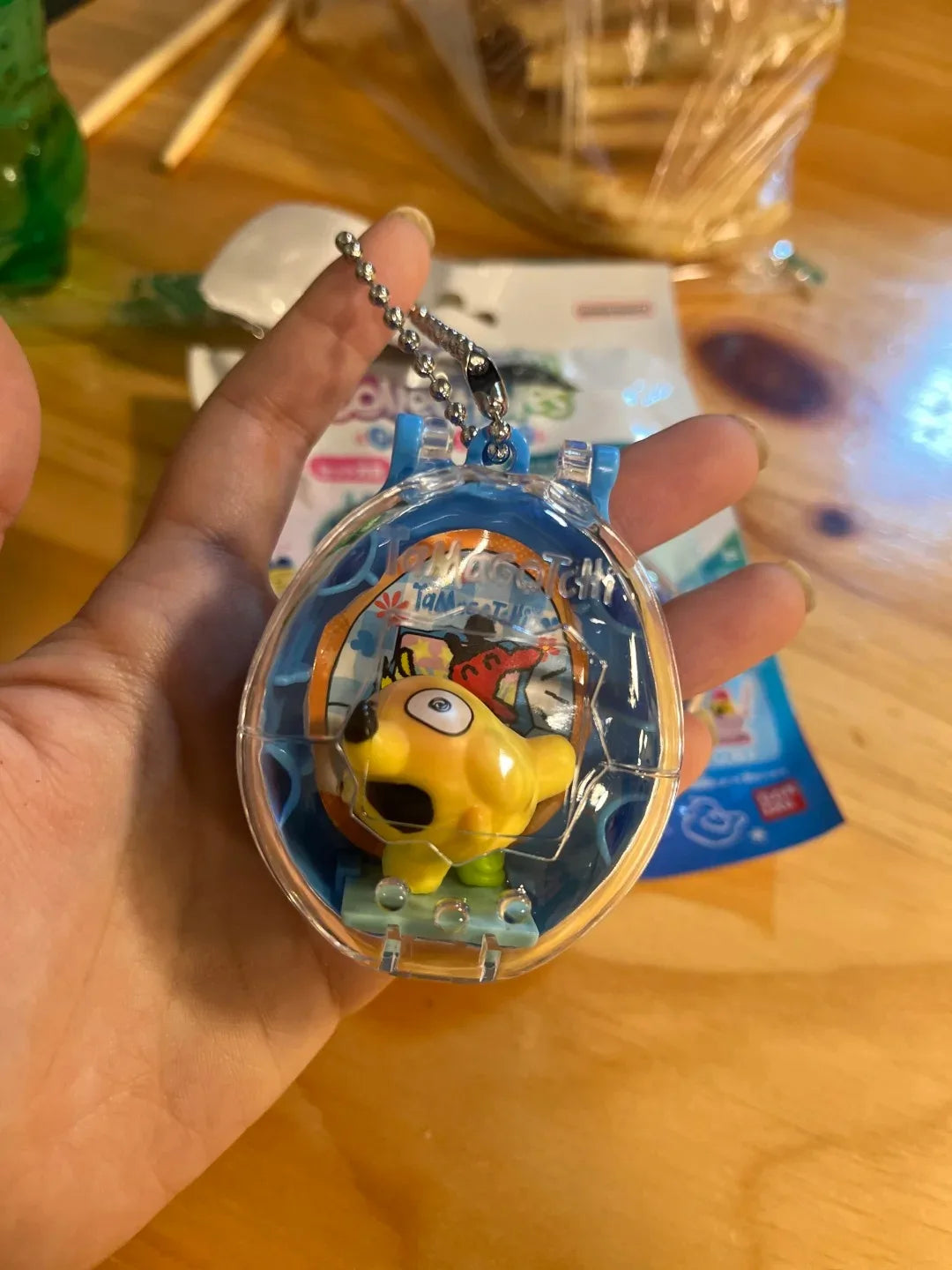 Bandai Tamagotchi Spare Time Series2  Pooptime Pendant  Bean Mr.Koigari Doll Box Toy Collectible Anime Game Figurine