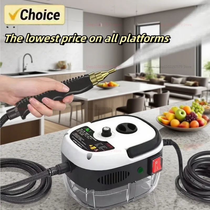2025 Steam Cleaner High Temp Disinfection for Kitchen Range Hood Air Conditioner Home Car Use 220V Multi-Scene Steam Cleaning