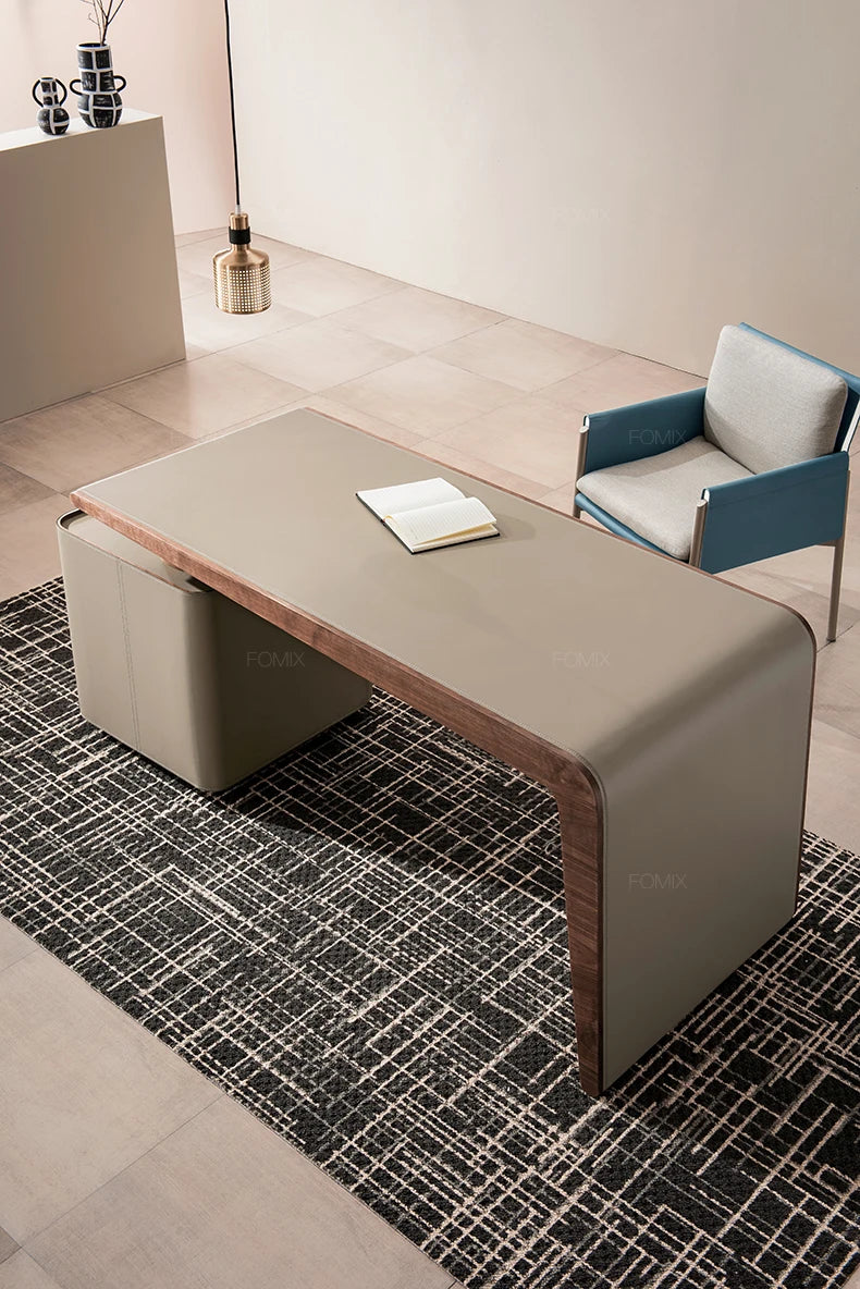 Stylish Ergonomic Office Desk Spacious Standing Table European Design Perfect Productivity Comfort Escritorio Home Decoration