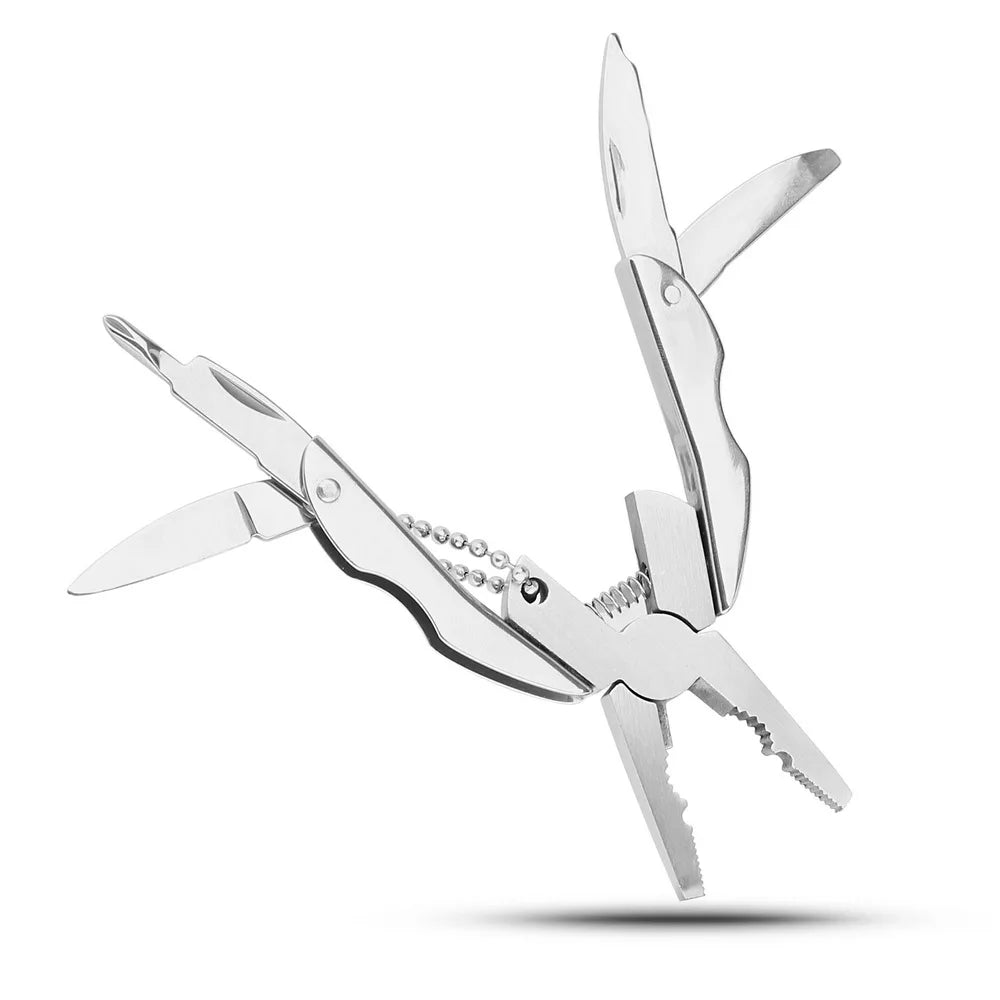 Mini Multi Tool Multitool Pliers Knife Screwdriver Keychain Outdoor Portable Hand Tool