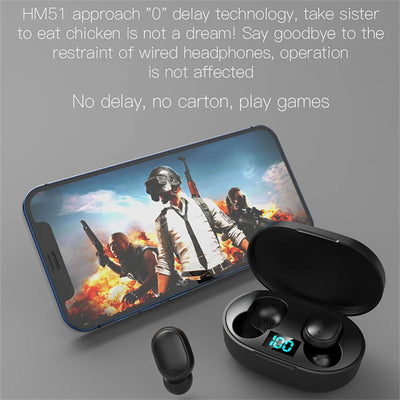 Bluetooth 5.0 Wireless Headphones E6S Noise Cancelling