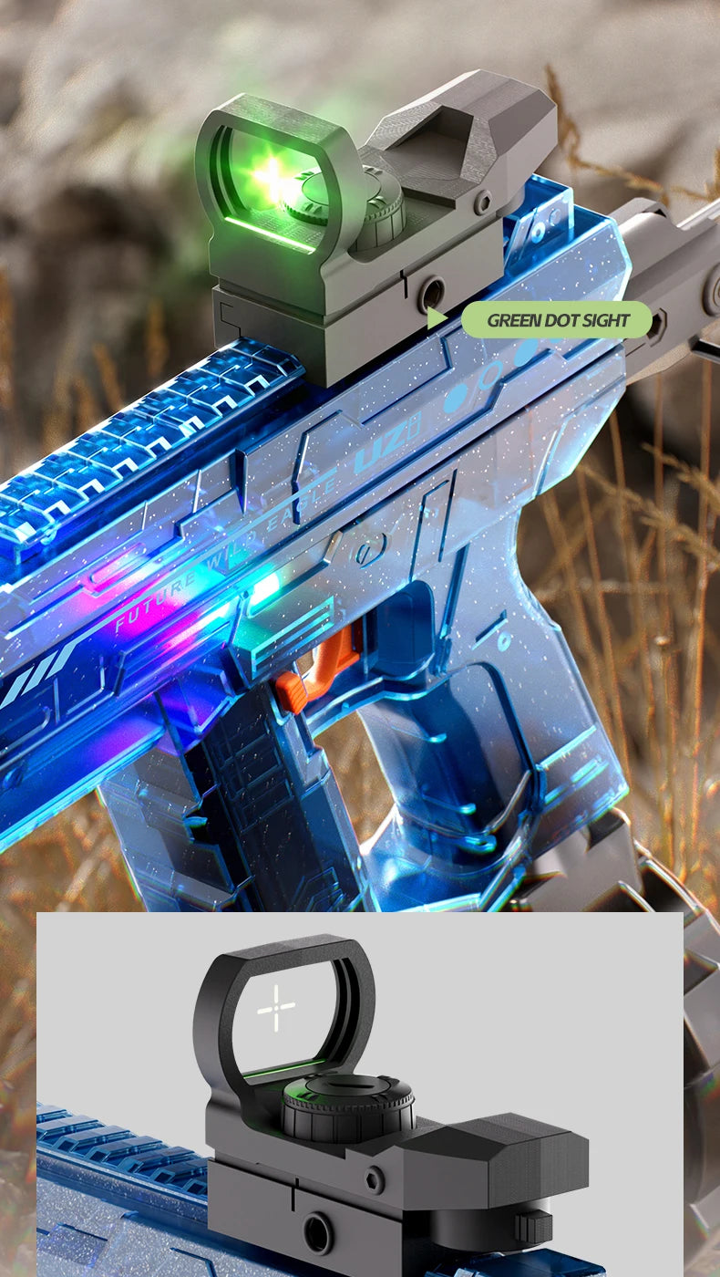 2025 New Summer UZI Water Gun Toy Swimming Pool Play Water Adult Shots Games Toy Outdoor Games High Pressure Water Gun Kids Gift