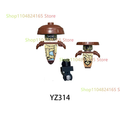 New Anime Cartoon TV Ninja Toy Dragons Rising Forbidden Five Nokt Rox Zarkt Drix Kur Ghost Face Bricks Building Blocks Kid Gifts