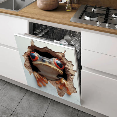 Easy-Clean Magnetic Dishwasher Door Cover - No Glue Needed, Perfect for Kitchen Decor & Stainless Steel Panels, 23.03x25.59 inch