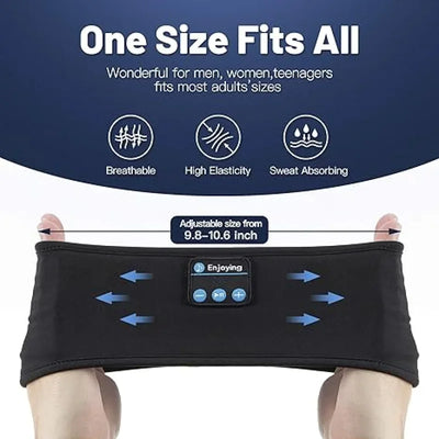 Fone Bluetooth Earphones Sports Sleeping Headband Elastic Wireless Headphones Music Eye Mask Wireless Bluetooth Headset Headband