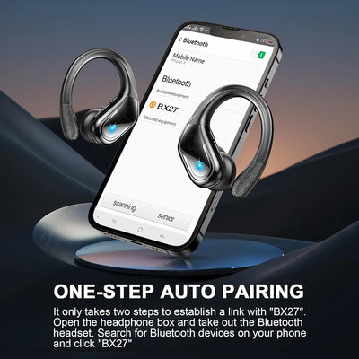 75Hrs Bluetooth 5.3 Earphones IP7 Waterproof Wireless Headphones