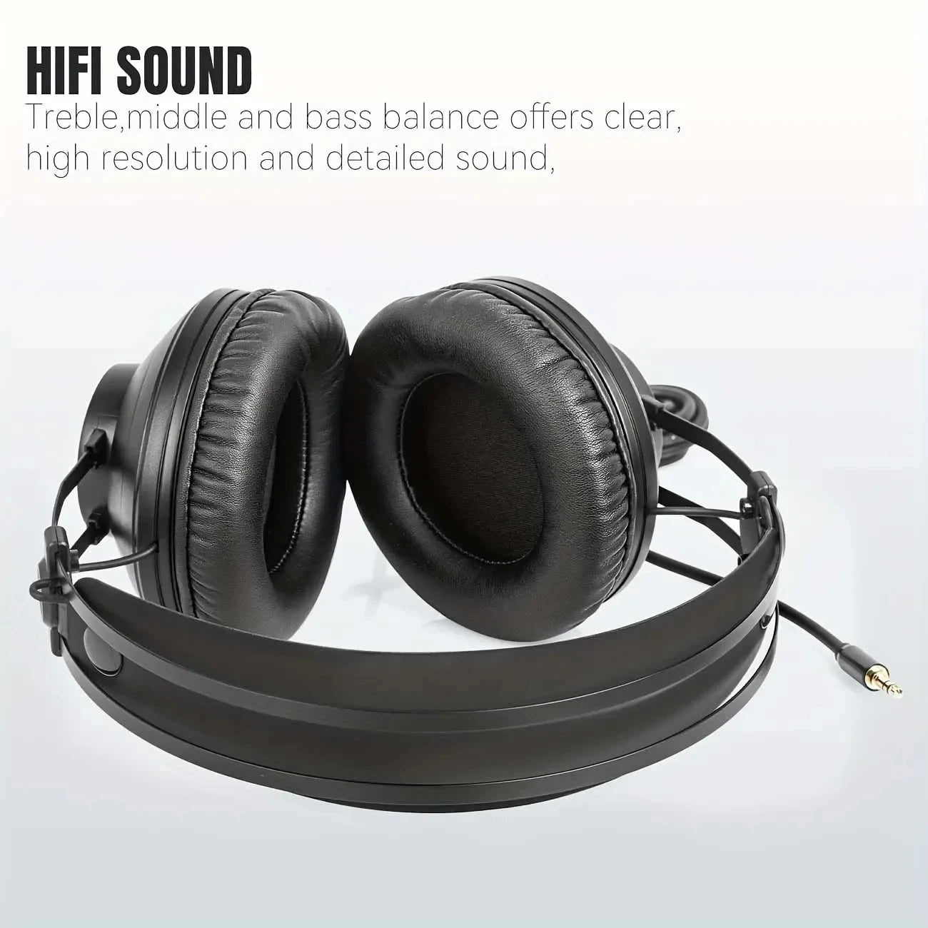 EYOUO Studio headphones with excellent sound quality, suitable recording, podcasting, DJing, and playing the keyboard.
