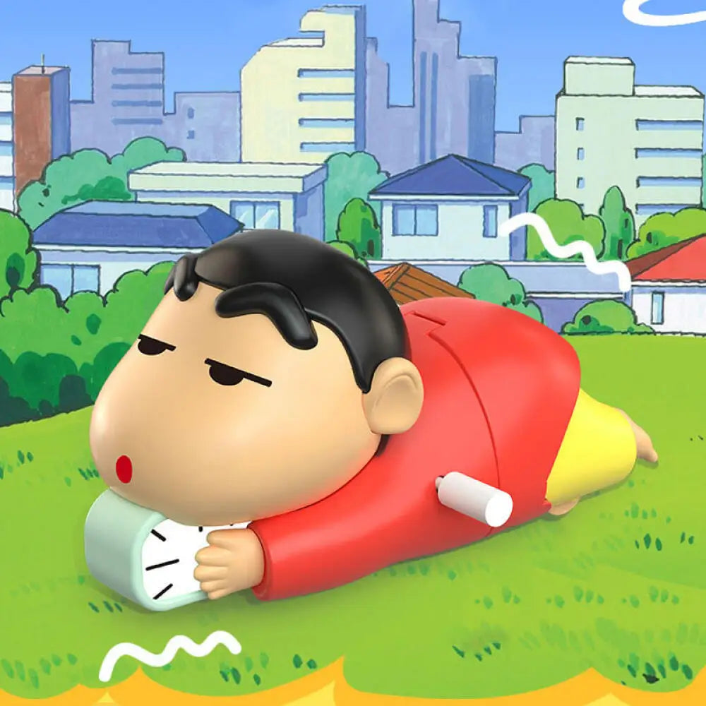 2025 New Wind-up Crawler Toy - Anime Boy Lazy Wake Up Model, Swing Alarm Clock & Qixi Gift Set